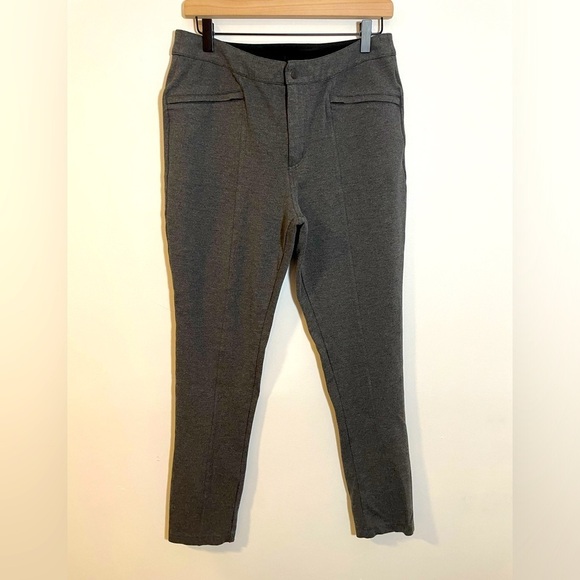 Title nine Pants - Title Nine Kate Pants Slim Women's Size 12 Gray Pointe Knit Drawstring Versatile